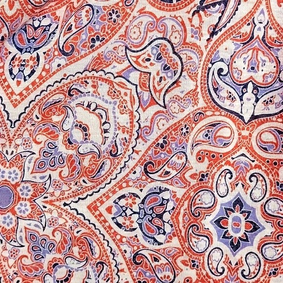 XHILARATION Colorful Racerback Keyhole Button Loose Fit Tank Top size M - Picture 6 of 14